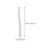 BAZEITFLOW 12pcs Eco-friendly Straw Eyebrow Razor Stainless Steel Blades Portable Light for Home Salon Use view 2