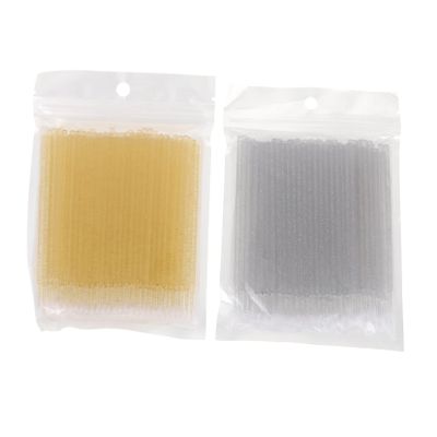 FOYTOKI Eyelash Grafting Rods 200pcs Care Original Cotton Swab Made Non-linting Cleaning Tools