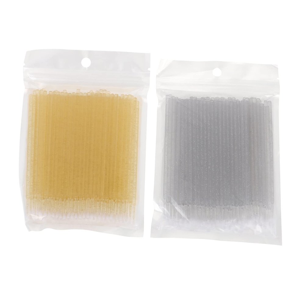 FOYTOKI Eyelash Grafting Rods 200pcs Care Original Cotton Swab Made Non-linting Cleaning Tools