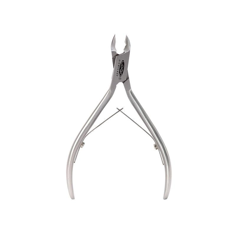 Cricket Logo Acrylic Nipper Nailcare Professional Trimmer, Luxury Fine Sharp Tip, Hand and Feet Maintenance, Stainless Steel