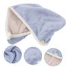 ASAKKURA Double Layer Coral Fleece Hair Drying Towel Wrap Ultra-Fine Fiber Fast Drying Absorbent Hair Hat for Women Convenient Head Wrap for Bathing view 3