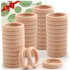 100PCS Hair Ties for Women Girls(Black+Light Blonde) view 3