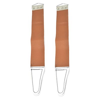 Ipetboom 2pcs Razor Grinding Cloth Stand for Razor Straight Sharpener Hair Clipper Blade Sharpener Random Color