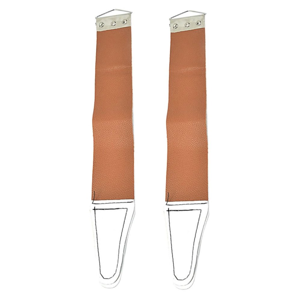 Ipetboom 2pcs Razor Grinding Cloth Stand for Razor Straight Sharpener Hair Clipper Blade Sharpener Random Color