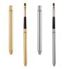2 Pcs Lip Brush for Lipstick Retractable Lip Brush Applicator Lips Liner Brushes Lipstick Gloss Wands with Cover Cosmetic Tool Kits Professional Make Up Brushes for Travel Women Girls Gift Gold Silver view 1