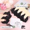 12 PCS Bridesmaid Proposal Gifts,Silk Scrunchies Satin Scrunchies Knot Bracelet, Bachelorette Party Favors Bridal Party Present Bridesmaid Wedding Favor Hair Accessories for Girls and Women view 2