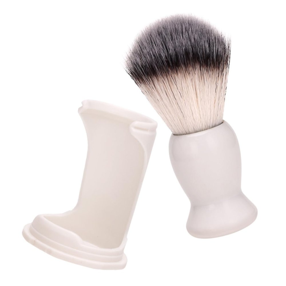 HAPINARY Beard Shaving Brush and Holder Men's Barber Tools Professional Beard Brush
