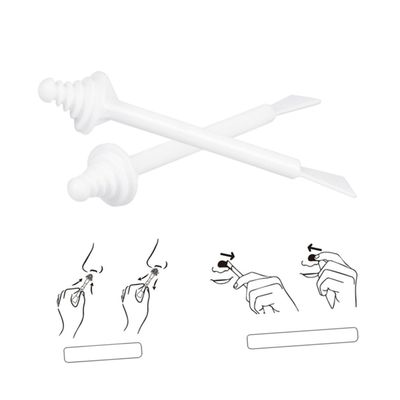 GALPADA 20pcs Hair Sticks Wax Strips Nasal Hair Removal Stick Disposable Plastic Wax Applicator Rod for Face Body Waxing