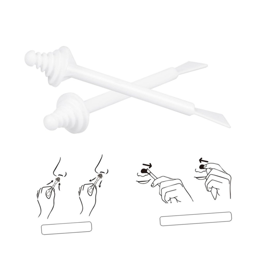GALPADA 20pcs Hair Sticks Wax Strips Nasal Hair Removal Stick Disposable Plastic Wax Applicator Rod for Face Body Waxing