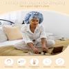 100% Mulberry Silk Bonnet for Women Hair Bonnet for Sleeping with Hair Scrunchy Elastic Tie Band Night Cap(Blue) view 3