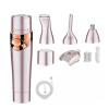 4-in-1 Electric Razor, USB Rechargeable, IPX5 Waterproof Hair Remover for Bikini Line Face Nose Eyebrow Private Part (Pink) view 2