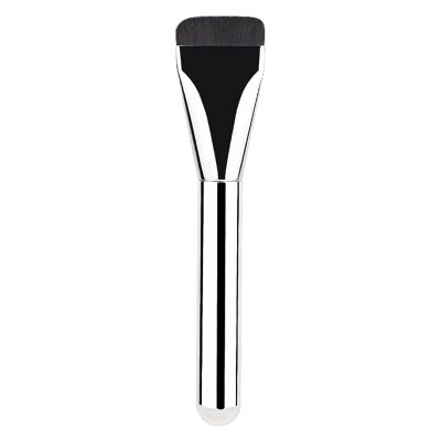 1Pcs Flat Foundation Brush For Liquid Makeup Ultra Thin Foundation Brushes Face Mask Makeup Spatula Facial For Blending, Cream, Super Flat Top Thin Traceless Foundation Makeup Tool