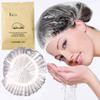 50Pcs Luxury Individually Wrapped Disposable Shower Caps; Eco-Friendly Waterproof Elastic Bath Caps;Multipurpose Travel Shower Cap;Hair Processing Caps for Hair Treatment, Salon, Spa, Hotel, Travel view 2