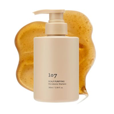 107 Clarifying Shampoo - Purifying Shampoo for Build Up, Dirt, Oil, Itchy, Dry Scalp  Fermented Vinegar & Ginseng for Refreshed & Revitalized Scalp - Paraben, Phthalate and Sulfate Free (12.84oz)