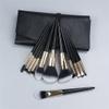 12pcs Makeup Brush Full Set Makeup Tool Set Black Gold Portable Soft Hair Makeup Brush view 2