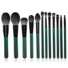 12 Makeup Brush Set Full Set Of Wooden Handle Loose Powder Brush Beauty Tools view 1