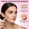 Dermaplaning Razor & Compressed Facial Sponges Set - Exfoliate, Cleanse & 12 Blades + 100-Count Facial Sponges for Smooth Skin & Makeup view 2