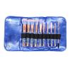 10pcs Diamond Makeup Brushes Set Glitter Shiny Crystal Brush with PU Bag Foundation Blush Kit(D) view 2