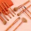 Makeup Brush Set Bristles Soft 11 Pieces Blush Loose Brush Beauty Makeup Tools Loose Brush Full Set(D) view 4