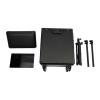 Dfmyhked Professional Rolling Makeup Train Case Large Capacity, 3-Drawer Design Salon Barber Case Traveling Cart with Wheels and Adjustable Pull Rod for Makeup Artists and Beauty Enthusiasts view 4