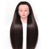 100% High Temperature Fiber Blonde Hair Mannequin Head Training Head For Braid Hairdressing Manikin Doll Head With Wig Tripod(Pink) view 1
