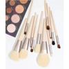 12 piece makeup brush set soft animal hair corn silk eye shadow powder powder blusher concealer brush view 3