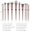 10Pcs Makeup Brushes Tool Set Cosmetic Powder Eye Shadow Foundation Blush Blending Beauty Make Up Brush view 3