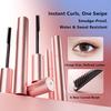 Black Waterproof Mascara, Lengthening & Volumizing Formula, Curved Brush for Defined Lashes, Smudge-Proof & No Clumping, Easy to Remove view 3