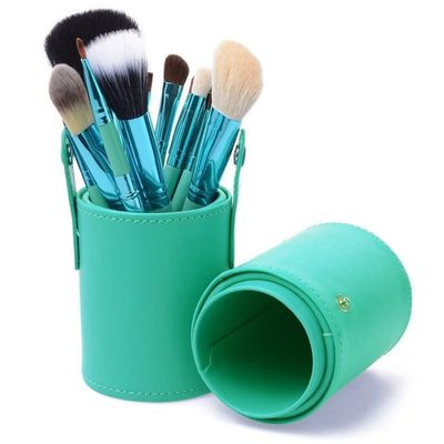 12 Brushes Set Complete Set Of Loose Powder Brushes Eye Shadow Brushes Beauty Tools(Argento)