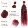 Vinmdonm 99J Human Hair Bundles Dark Burgundy Kinky Curly 3 Bundles 26 26 26 inch 99J Curly Bundle Brazilian Unprocessed Virgin Remy Hair Extensions view 3