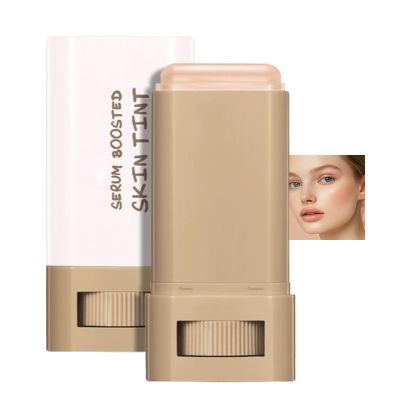 Melambo Skin Tint, Melambo Beauty Balm Serum, Serum Boosted Skin Tint Balm, Melambo Makeup Foundation Stick for Women (04)