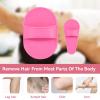 Hair Remover Pads, Portable Smooth Facial Hair Removal Pads Body Depilation Sanding Tool for Women Girls Legs Lips Skin Exfoliation Sandpaper Kit view 4