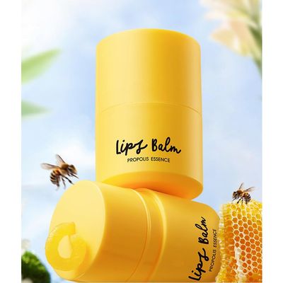 2PCs Set Vitamin E Honey Lip Mask Moisturizing Hydrating Lip Balm, Relieve Dry & Chapped Lips, Deeply Nourish Moisturize Lip Skin, 13g*2