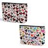 2PCS Cute Cartoon Mouse Print Makeup Bag Magic Cartoon Mouse Cosmetic Bag for Women Animal Lovers Gifts for Women Female Her Daughter Cousin Best Friend Bestie BFF Mothers Day Graduation Birthday view 1