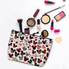 2PCS Cute Cartoon Mouse Print Makeup Bag Magic Cartoon Mouse Cosmetic Bag for Women Animal Lovers Gifts for Women Female Her Daughter Cousin Best Friend Bestie BFF Mothers Day Graduation Birthday view 3