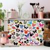 2PCS Cute Cartoon Mouse Print Makeup Bag Magic Cartoon Mouse Cosmetic Bag for Women Animal Lovers Gifts for Women Female Her Daughter Cousin Best Friend Bestie BFF Mothers Day Graduation Birthday view 4