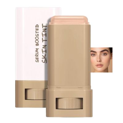 Melambo Skin Tint, Melambo Beauty Balm Serum, Serum Boosted Skin Tint Balm, Melambo Makeup Foundation Stick for Women (05)