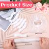 150 PCS Disposable Shower Caps Plastic Clear Shower Cap Elastic Waterproof Hair Bath Caps Thick Shower Cap for Women Hotel Hair Salon Travel Spa Home Use Beauty Salon Accessories Cleaning Supplies view 2