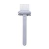 Plastic 2-In-1 Comb Cleaning Brush, Hair Brush Cleaning Tool Comb Brush Massage Tool(grey) view 1