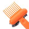 Plastic 2-In-1 Comb Cleaning Brush, Hair Brush Cleaning Tool Comb Brush Massage Tool(grey) view 2