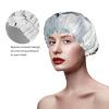 Airplane Art Shower Cap For Women Reusable Double Layers Bathing Bath Cap Hair Caps Waterproof Elastic Band Ladies Spa Salon Shower Hat Hair Caps view 4