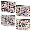 4PCS Cute Cartoon Print Makeup Bag Magic Cartoon Mouse Cosmetic Bag Cute Mouse Animal Lovers Gifts for Women Female Her Daughter Cousin Best Friend Bestie BFF Mothers Nurse Day Graduation Birthday view 1