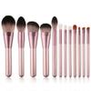 12 Brushes Set Blush and Grooming Brushes Beauty Tools Loose Powder Set view 1