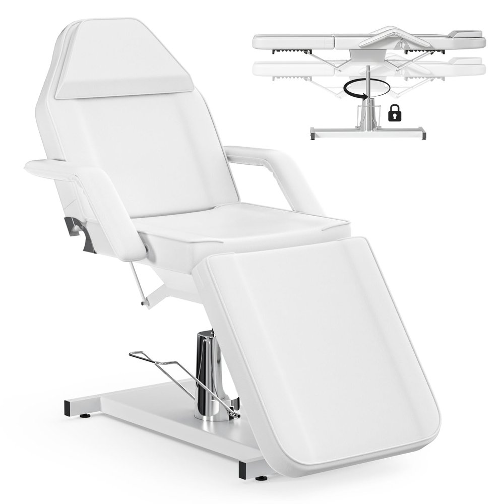 ABTSalon Hydraulic Facial Beds for Esthetician Height Adjustable Tattoo Chair for Client Lash Bed Spa Beds for Esthetician Chair Aesthetic Treatment Bed