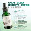 ABERA Alan Silver Serum  Gentle Botanical Formula for Dry, Flaky Scalp and Sensitive Skin  Enhances Skin Comfort and Moisture Balance  Lightweight, Non-Greasy Texture  Bonus Gift Included view 2