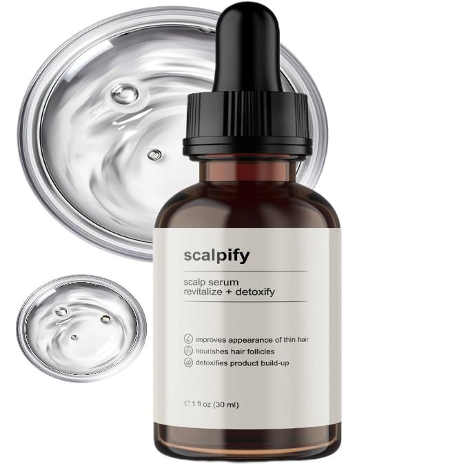 Scalpify Scalp Serum for Hair Growth  Revitalize & Detoxify | Nourishes Hair Follicles, Reduces Product Buildup, and Enhances Thin Hair Appearance | 30 ml
