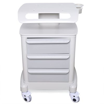 Beauty Salon Rolling Trolley Cart, 3-Layer Rolling Trays Beauty Hair Salon Instrument Tray Rolling Cart with Universal Wheel Strong Bearing Capacity for Beauty, Barber Shop, Spa Center Home Etc