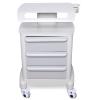Beauty Salon Rolling Trolley Cart, 3-Layer Rolling Trays Beauty Hair Salon Instrument Tray Rolling Cart with Universal Wheel Strong Bearing Capacity for Beauty, Barber Shop, Spa Center Home Etc view 1