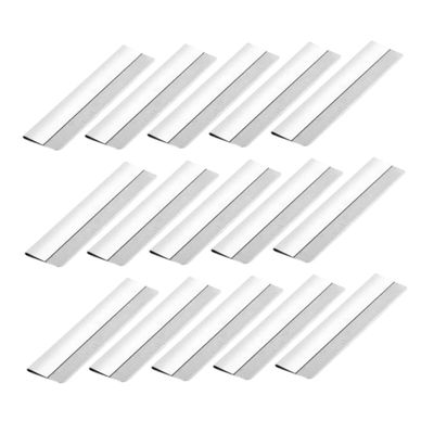 BATHVEVE 100pcs Stainless Steel Eyebrow Shaving Razor Single Blade Makeup Tool Eyebrow Trimmer Safety Guards for Easy Shaping