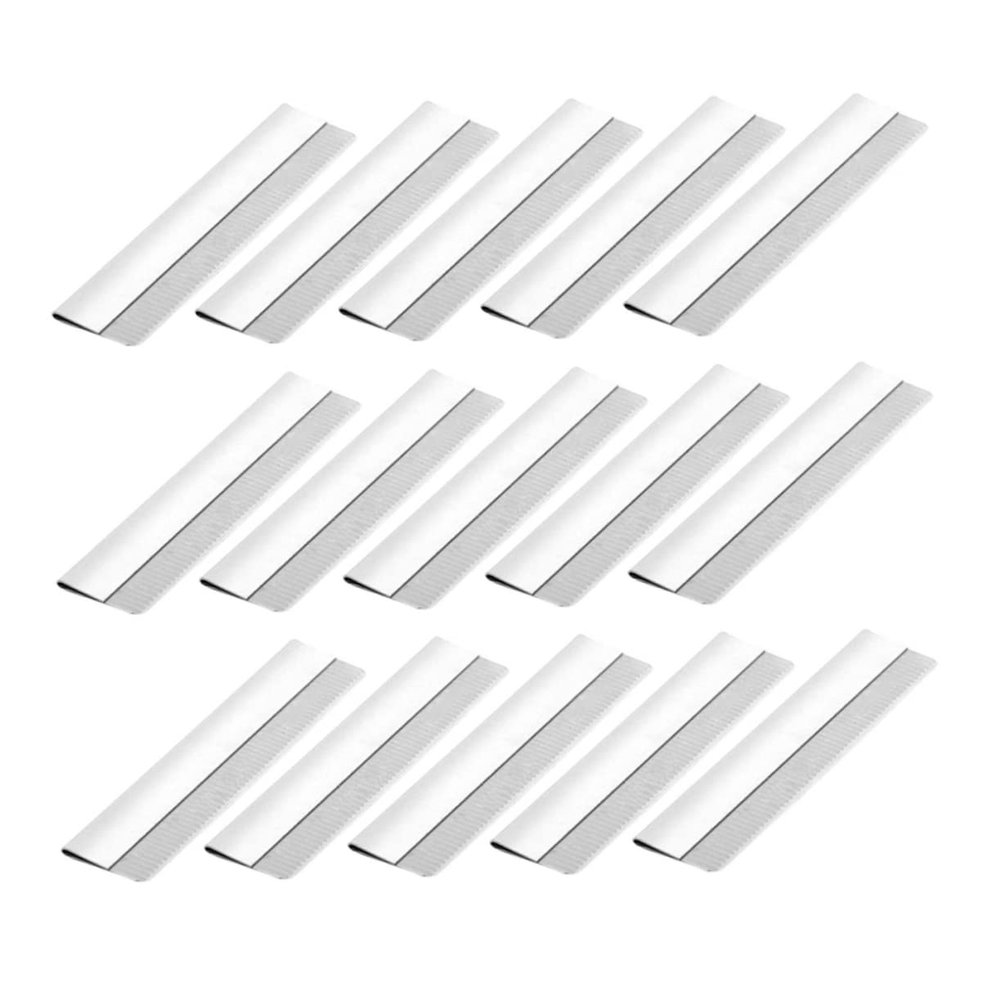 BATHVEVE 100pcs Stainless Steel Eyebrow Shaving Razor Single Blade Makeup Tool Eyebrow Trimmer Safety Guards for Easy Shaping